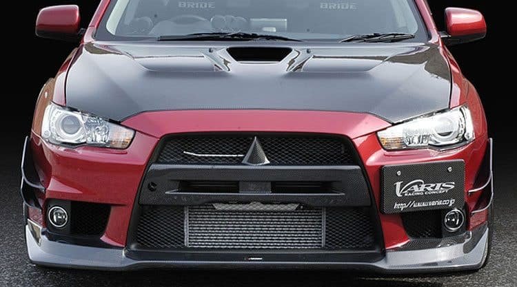 Evo X Varis Carbon Front Lip