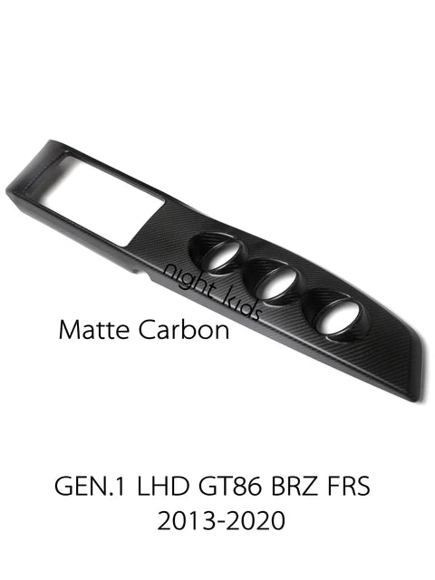 Carbon Gauge Panel