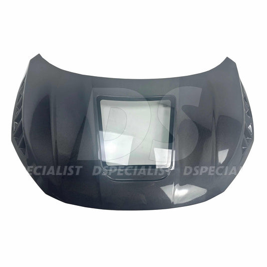 Civic MidGlass Carbon Hood