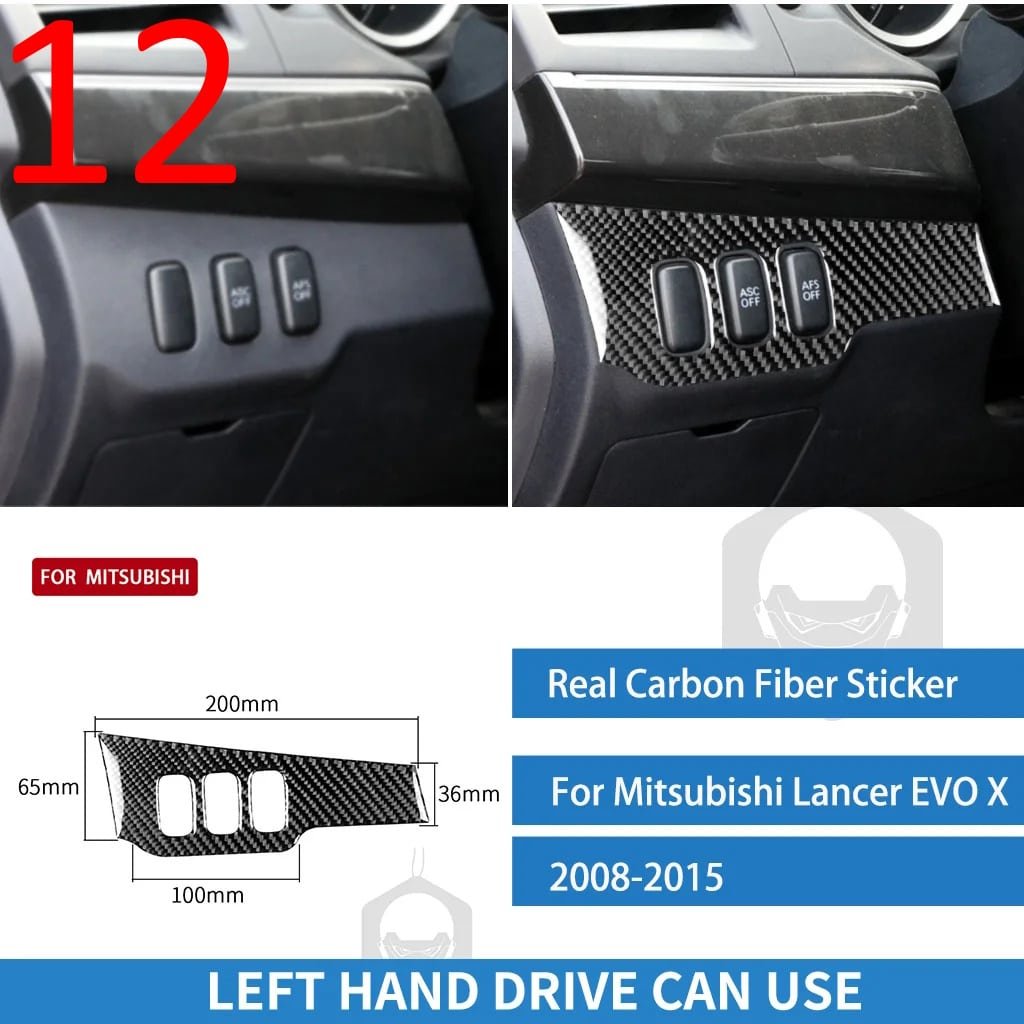 Interior Carbon Trim Sticker