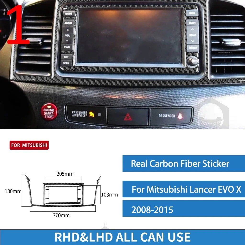 Interior Carbon Trim Sticker