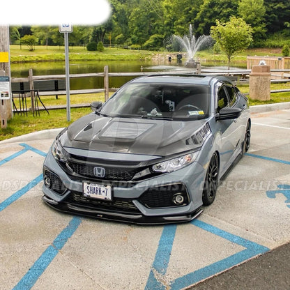 Civic MidGlass Carbon Hood