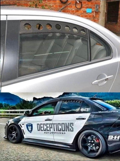 Rear Window Vents Carbon FRP