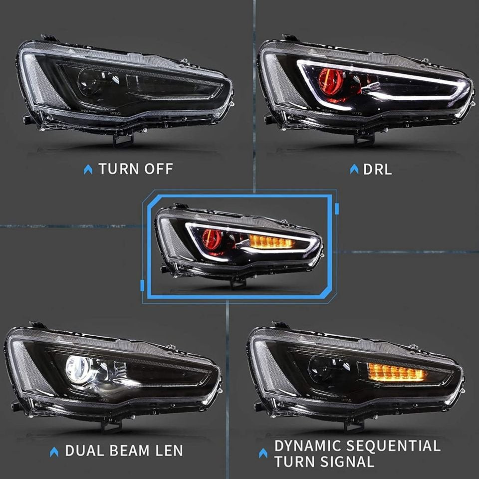 Audi Style Headlight Demon Eyes