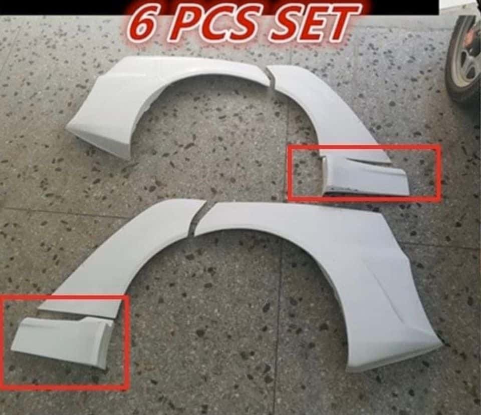 VARIS Evo X Rear Wide Fender FRP