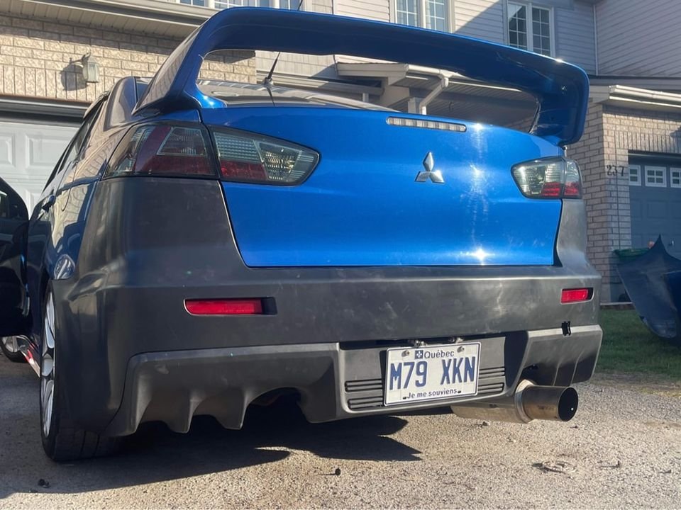 Evo X Conversion Rear Bumper PP
