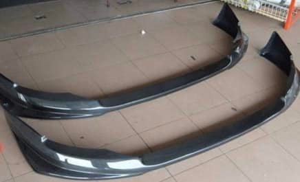 Evo X Varis Carbon Front Lip