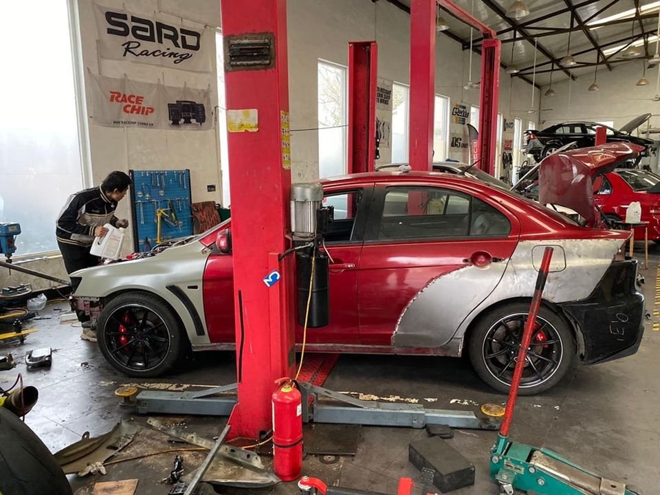 Lancer Wide Steel Fender Conversion Evo X