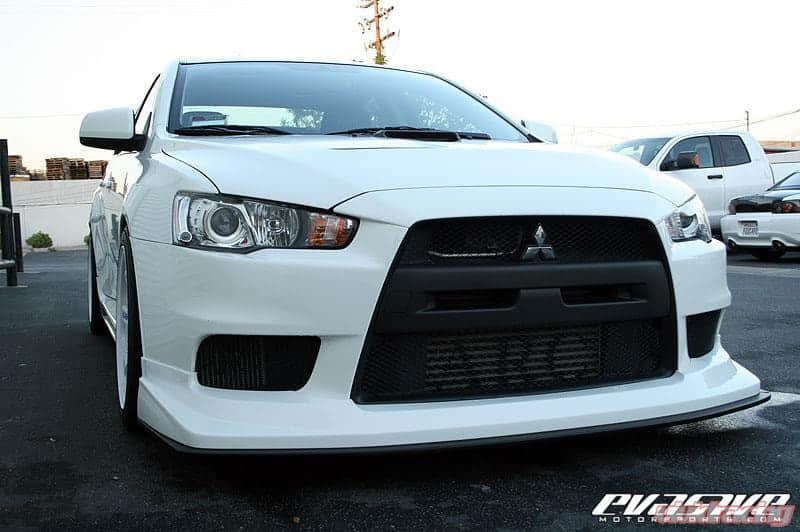 Evo X Aero Front Lip Soft ABS