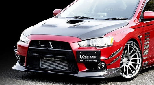 Evo X Varis Carbon Front Lip