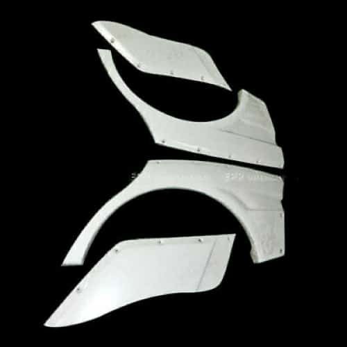 CS Evo X Rear Wide Fender FRP