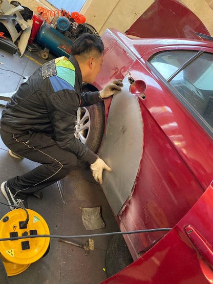 Lancer Wide Steel Fender Conversion Evo X