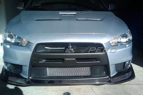 Evo X Varis Carbon Front Lip