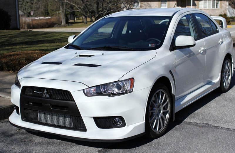 Evo X Aero Front Lip Soft ABS