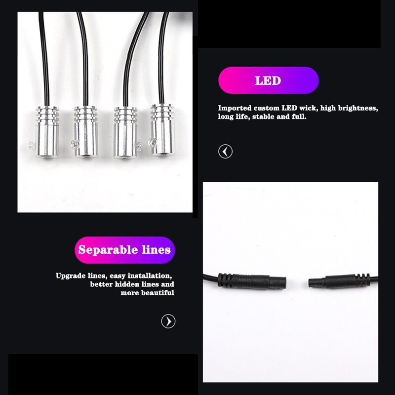 Interior Atmosphere RGB LED Fiber Optic