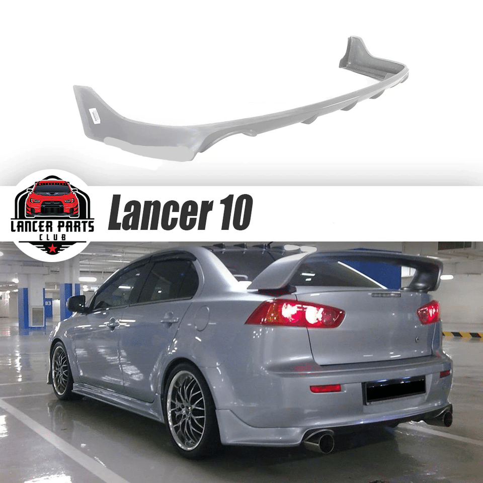 Diffuser for rear apron