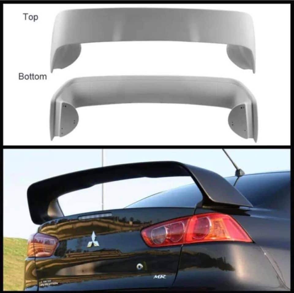 Evo X OEM ABS Wing