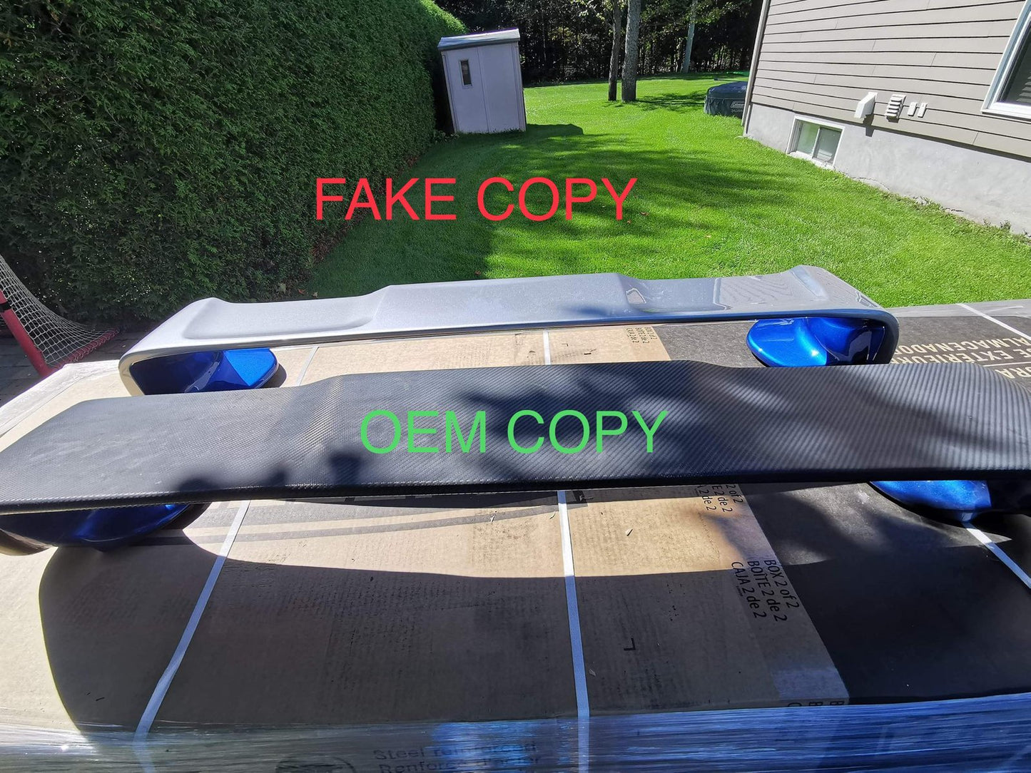 Evo X OEM ABS Wing