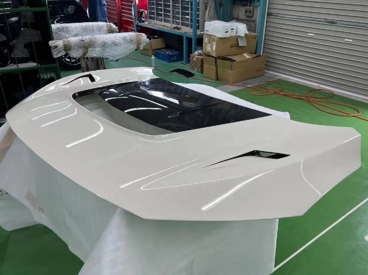 Civic Evo9 Style Carbon Hood