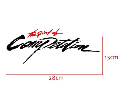 Spirit of Competition Sticker