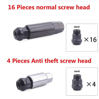 RAYS Anti-Theft Spike Nuts