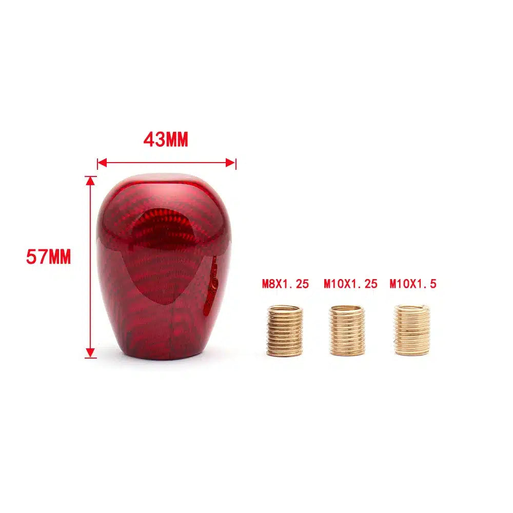 Universal Oval Carbon Shift Knob