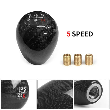 JDM Carbon Fiber Shifter Knob