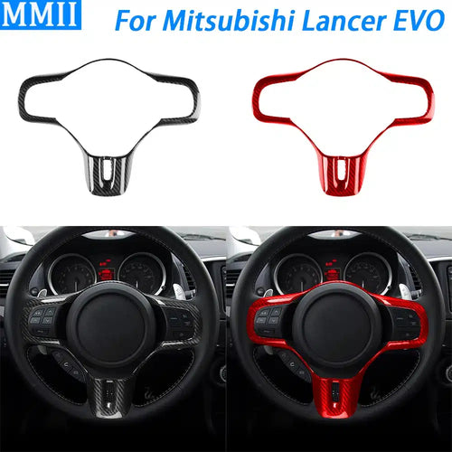 Evo X & Ralliart Steering Wheel Carbon Cover