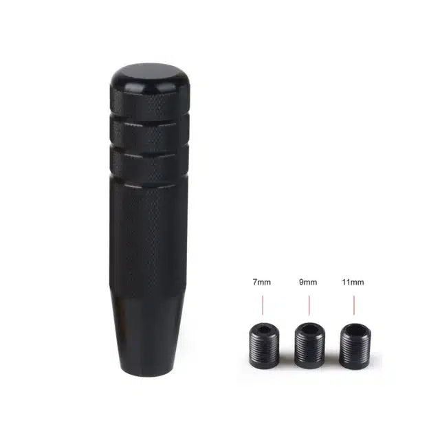 Universal Auto JDM 130MM Knurled Gear Shift Knob Manual Transmission Aluminum Non-Slip Shifter Lever Knob
