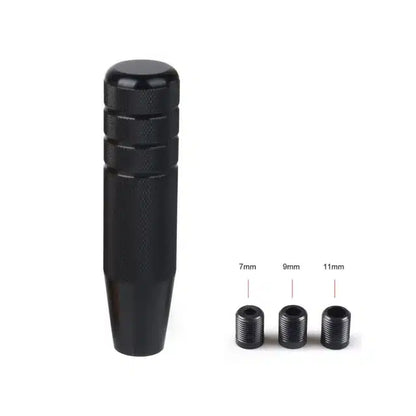 Universal Auto JDM 130MM Knurled Gear Shift Knob Manual Transmission Aluminum Non-Slip Shifter Lever Knob