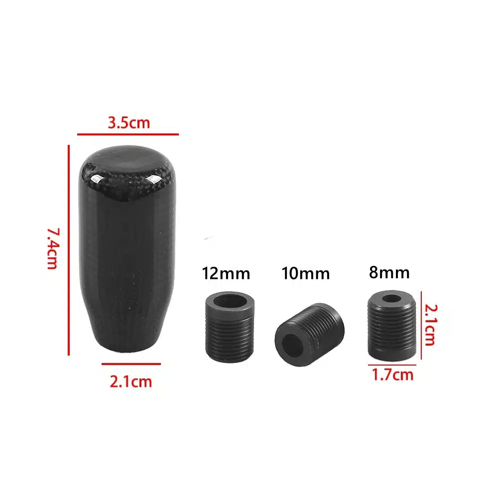 Universal Oval Carbon Shift Knob