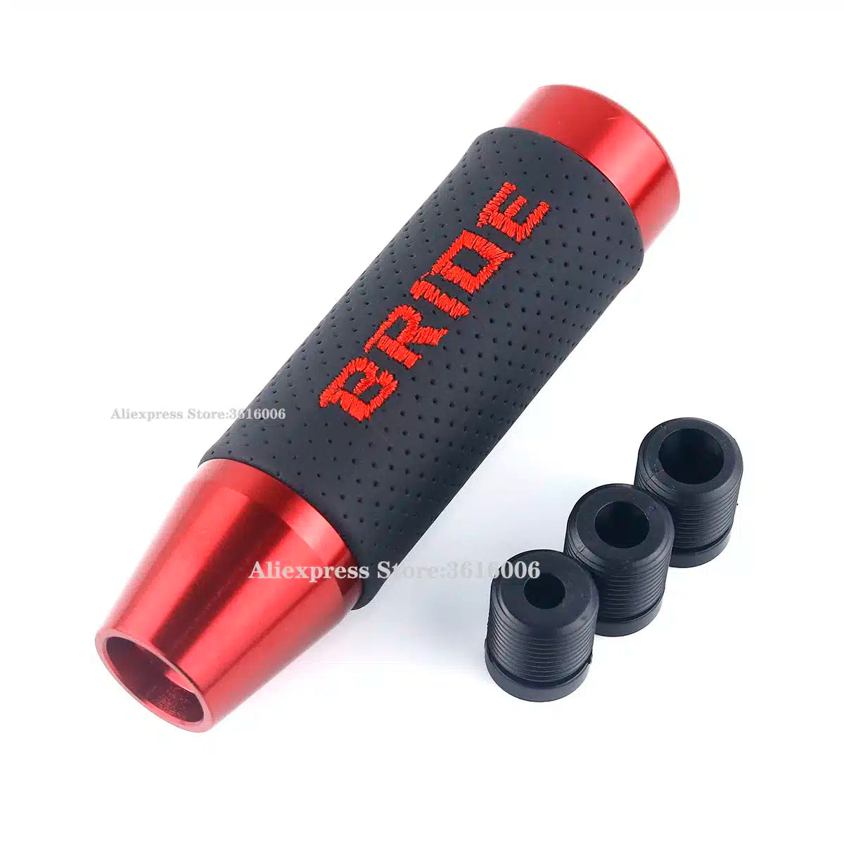 13cm BRIDE Aluminum+Leather Gear Shift Knob
